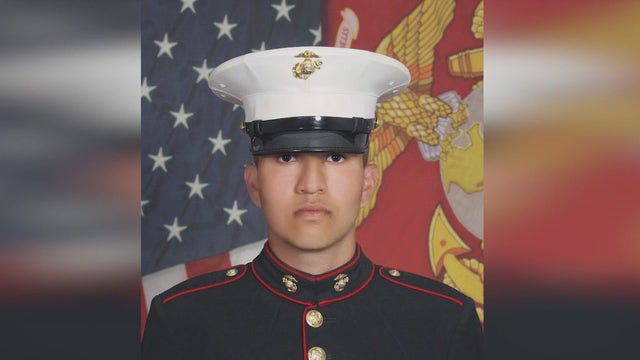 Procession held for Camp Pendleton Marine killed in New Mexico