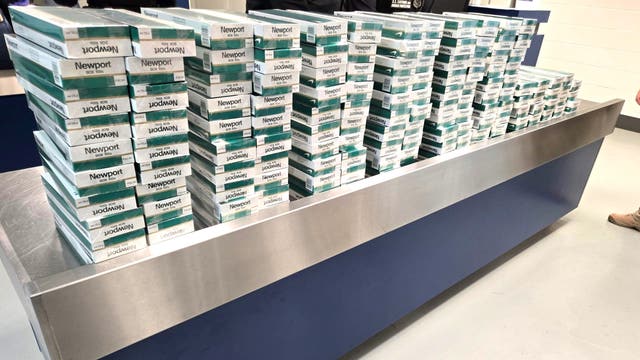 CBP seizes nearly 150K contraband cigarettes from couple arriving on cruise ship from Mexico