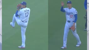 Shohei Ohtani pitches for first time as a Dodger