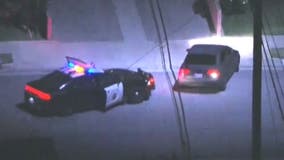 Suspect accused of possibly attacking cop at anti-ICE protest leads police chase