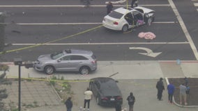 4 injured, including 2 kids, in Inglewood pursuit-crash