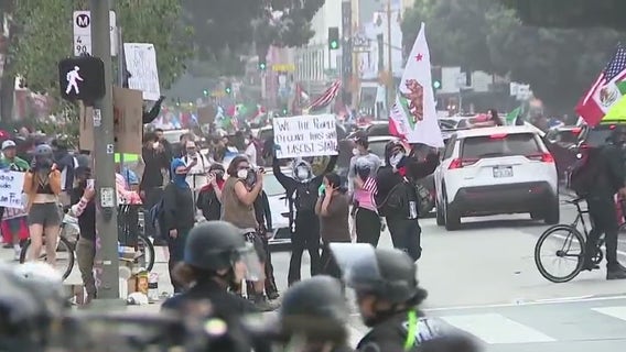 No Kings Los Angeles: Unlawful assembly declared at downtown LA protest site