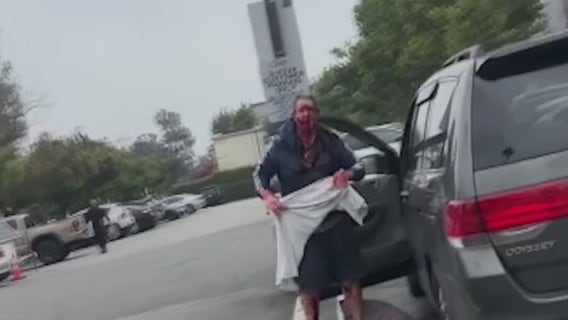 Man stabbed in car in Brentwood parking lot