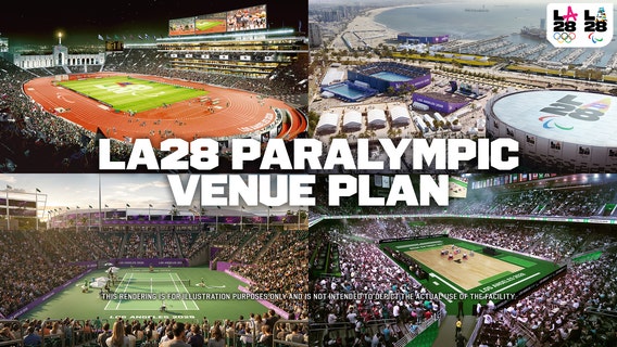 LA reveals venue plan for 2028 Paralympic Games