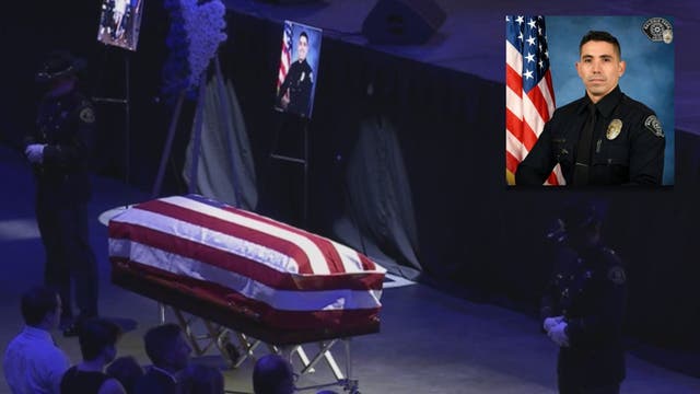 Memorial service held for Samuel Riveros, Baldwin Park police officer killed in line of duty