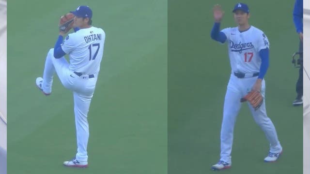 Shohei Ohtani pitches for first time as a Dodger