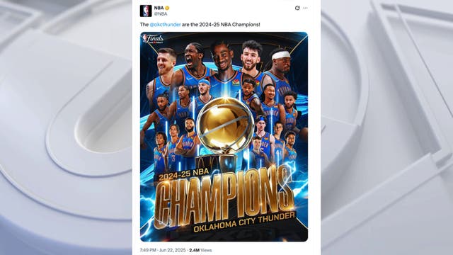 OKC Thunder beat Indiana Pacers to win NBA Finals; Former Clipper SGA named MVP