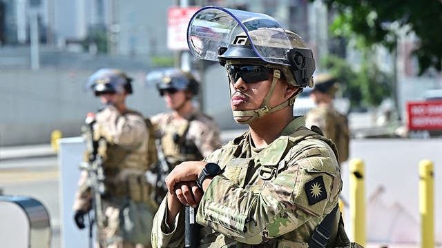 Additional National Guard troops being deployed to LA, Dept. of Defense says