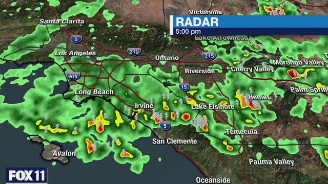 June Gloom brings rain, thunderstorms to parts of SoCal