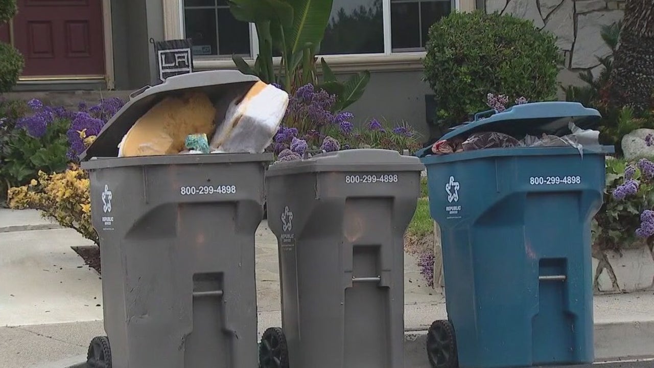 Southern California trash pileup spread to LA County amid national labor dispute