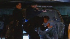 LAPD salvage yard targeted by possible catalytic converter thieves