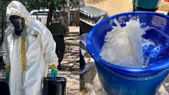Over a ton of meth seized during search of California drug lab, five arrested