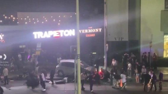 Driver facing 37 counts of attempted murder after plowing into crowd outside East Hollywood nightclub