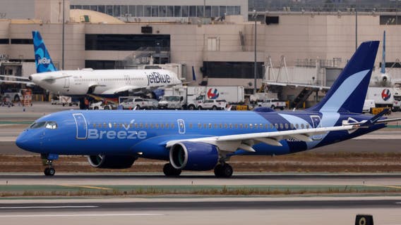 Breeze Airways begins flights from Hollywood Burbank Airport