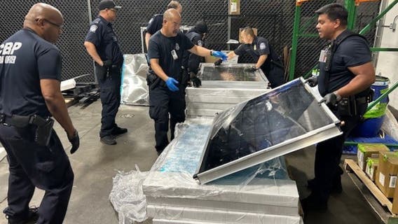 300 pounds of meth disguised as solar panels found at LAX