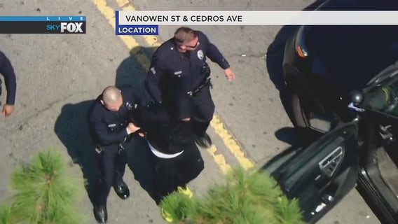 Driver leads cops on high-speed police chase through Van Nuys