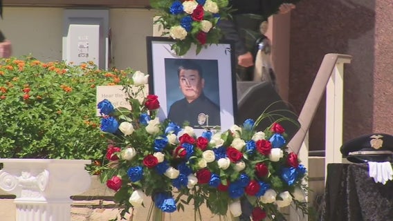 Memorial held for LAPD Sgt. Shiou Deng killed in 405 Freeway crash