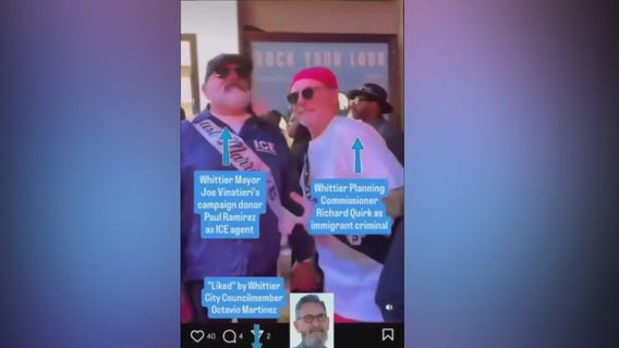 Whittier residents call for planning commissioner’s removal over controversial ICE costume