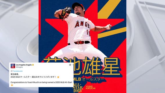 Angels' Yusei Kikuchi named American League All-Star