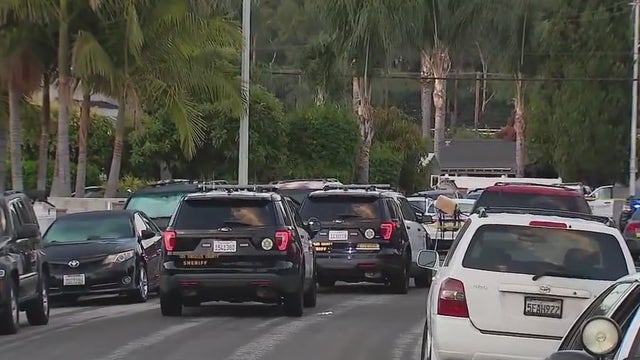 Assault suspect in custody after standoff near Valinda