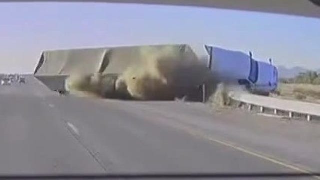 Dashcam captures deadly big rig crash in Riverside County