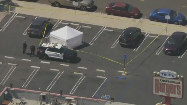 1 dead, another wounded in shooting outside Troy's Burgers in San Pedro