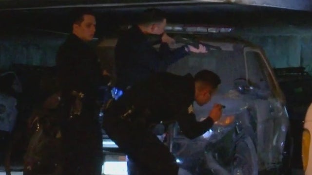 LAPD salvage yard targeted by possible catalytic converter thieves