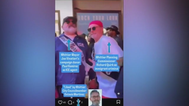 Whittier residents call for planning commissioner’s removal over controversial ICE costume