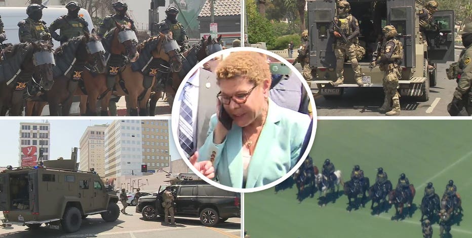 Karen Bass confronts ICE in LA after massive MacArthur Park show of force, no arrests