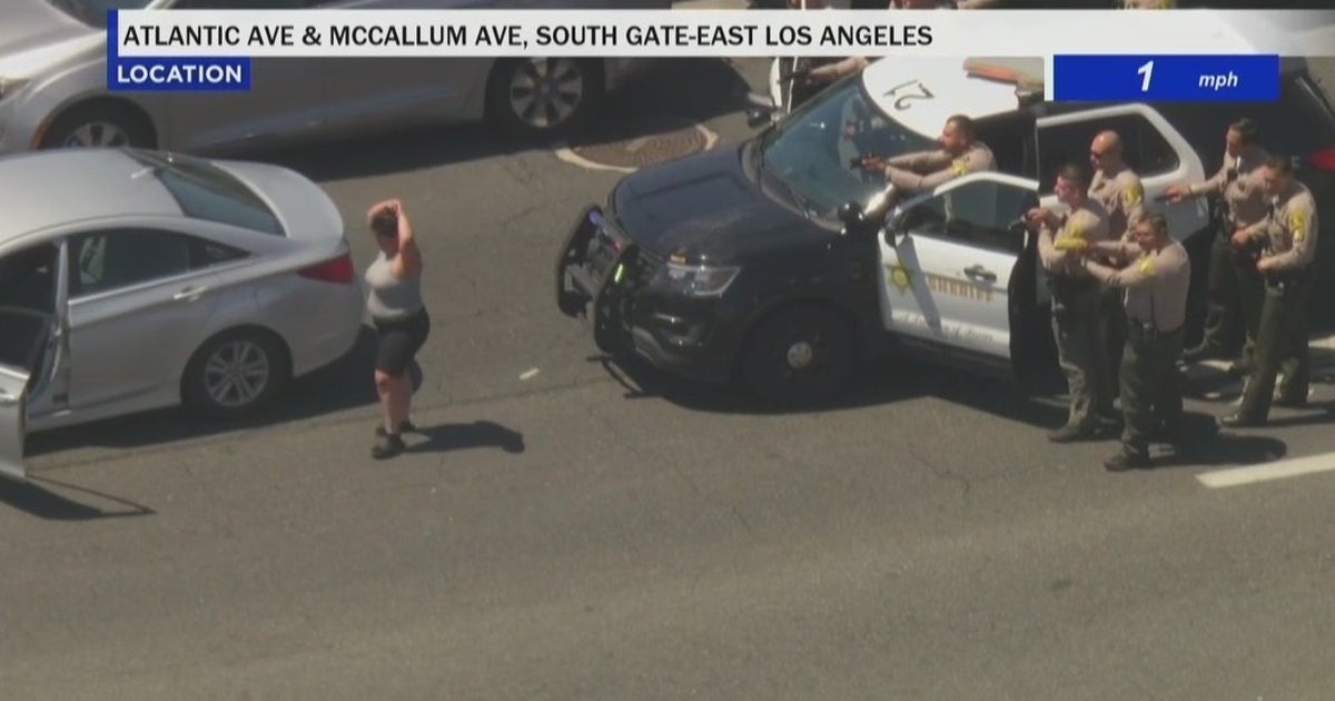 Woman in stolen car arrested in East LA | FOX 11 Los Angeles