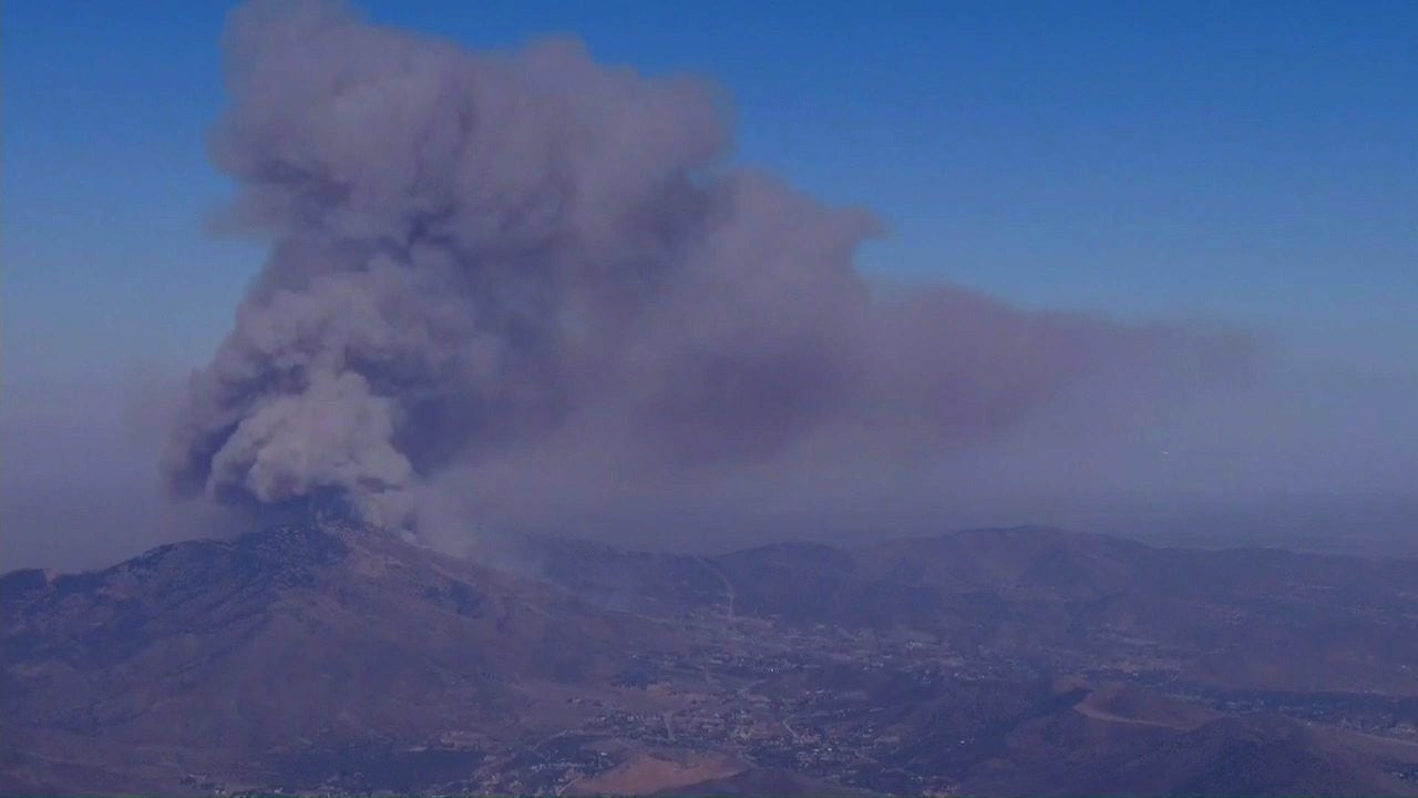 Brush fire breaks out in Acton