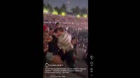 Video shows man attacking woman during concert at Rose Bowl