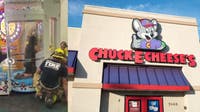 Woman gets stuck inside Burbank Chuck E. Cheese game