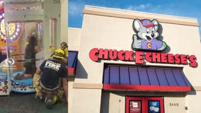 Woman gets stuck inside Burbank Chuck E. Cheese game