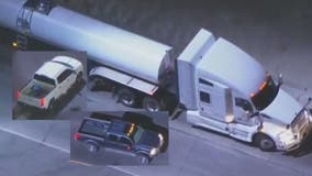 LA car chase: Suspects accused of carjacking multiple vehicles during long pursuit get away