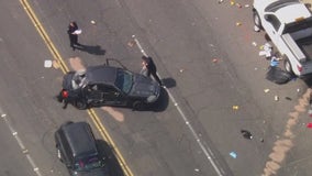 Hit-and-run suspect critically injured after 2 crashes in Anaheim