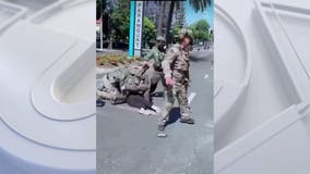 Man charged with throwing cinderblocks at Border Patrol during Paramount protest faces 20 years