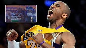 Kobe Bryant honored in new Dodgers-themed mural in Redondo Beach