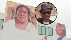World-renowned artist Robert Vargas paints powerful mural for Project Angel Food