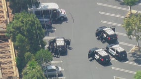 Pursuit suspect in custody after standoff in LA Costco parking lot