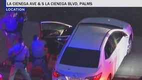 CHP officers pull pursuit suspect from vehicle after pre-dawn police chase