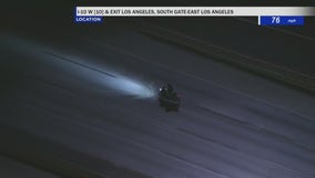 Motorcyclist evades police during chase in downtown LA