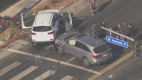 Harvard Heights pursuit suspect crashes, leaves passenger in burning car