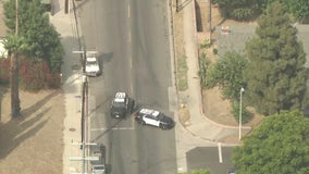 Bomb squad called into investigate street in Sylmar