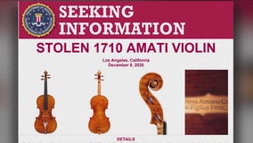 FBI continues searching for rare and valuable violin stolen from Los Feliz home