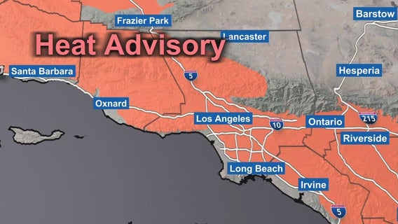 LA, Orange counties under heat advisories through Labor Day