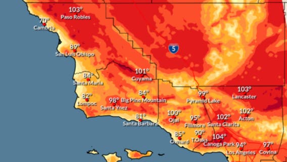 Labor Day weekend weather forecast: Extended period of heat, critical fire weather across SoCal