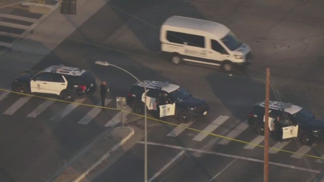 LAPD officers shoot man waving gun at people in Arleta