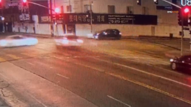 Video shows deputy running red light, crashing into cars, building in Pico Union