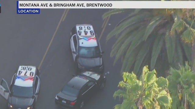 Woman in stolen BMW arrested after colliding with LAPD SUV